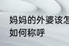 妈妈的外婆该怎么称呼 妈妈的外婆该如何称呼