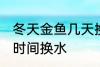 冬天金鱼几天换一次水 冬天金鱼多长时间换水