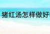 猪红汤怎样做好吃 猪红汤如何做好吃
