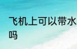 飞机上可以带水杯吗 飞机上能带水杯吗