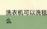 洗衣机可以洗毯子吗 洗衣机能洗毛毯么