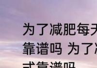 为了减肥每天晚上只吃西瓜这种做法靠谱吗 为了减肥每天晚上只吃西瓜方式靠谱吗