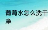 葡萄水怎么洗干净 怎样清洗葡萄才干净