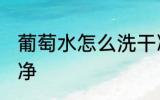 葡萄水怎么洗干净 怎样清洗葡萄才干净