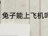 兔子能上飞机吗 兔子可以带上飞机吗