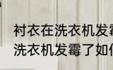 衬衣在洗衣机发霉了怎么洗掉 衬衣在洗衣机发霉了如何清洗