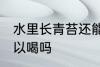 水里长青苔还能喝吗 水里长青苔还可以喝吗