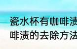 瓷水杯有咖啡渍怎么去出 瓷水杯有咖啡渍的去除方法