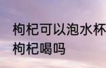 枸杞可以泡水杯吗 银子水杯可以泡黑枸杞喝吗