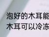 泡好的木耳能放冰箱保鲜吗 泡发后的木耳可以冷冻保存吗
