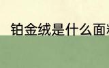 铂金绒是什么面料 铂金绒是啥面料